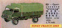 <a href='../files/catalogue/Dinky France/821/1963821.jpg' target='dimg'>Dinky France 1963 821  Mercedes Unimog</a>